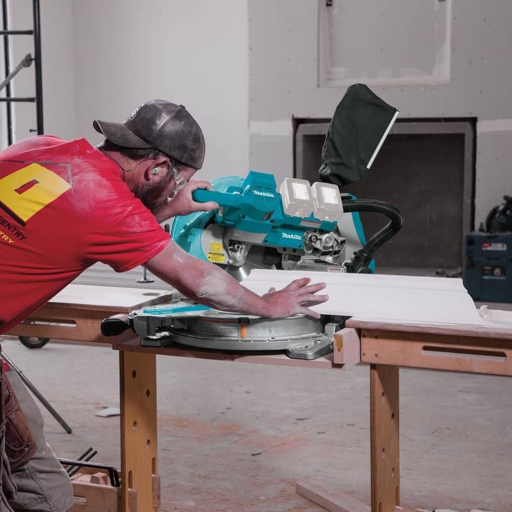 Makita 18V X2 (36V) LXT 10in Miter Saw with Laser (Bare Tool), large image number 12
