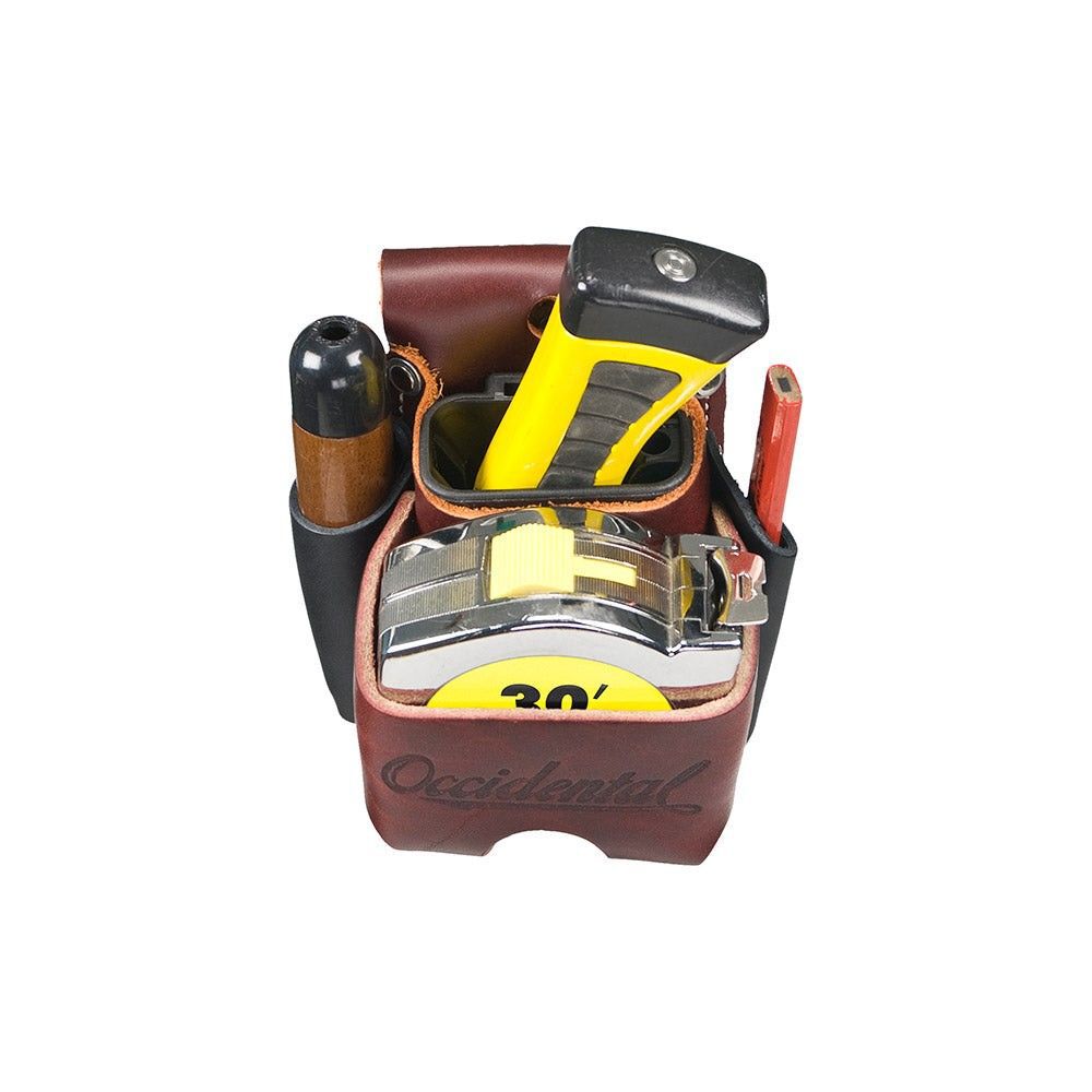 Occidental Leather 4-in-1 OxyRed Premium Leather Belt Worn Tool and Tape Holder, large image number 9