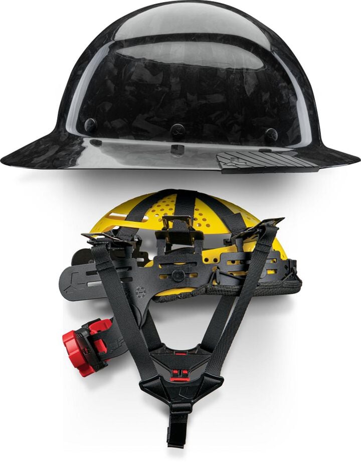 Lift Safety DAX Forged Carbon Fiber Full Brim Hard Hat, large image number 4