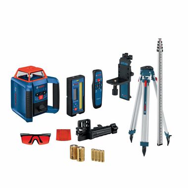 Bosch BoschREVOLVE2000 Self Leveling Horizontal/Vertical Rotary Laser Kit Reconditioned