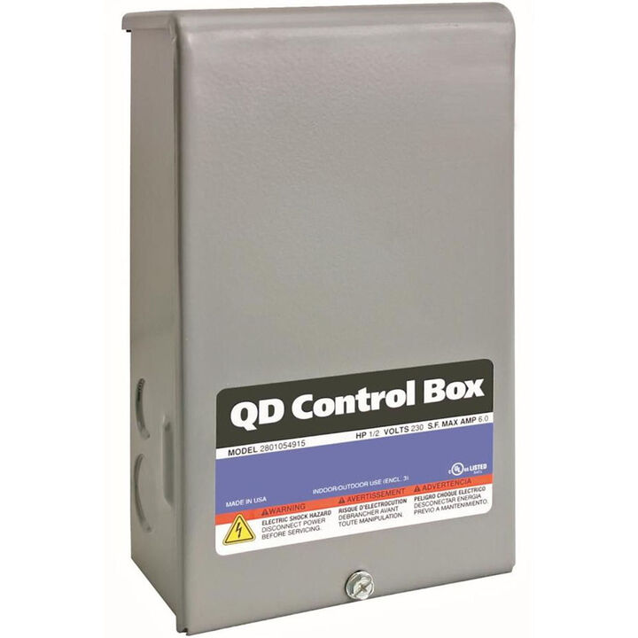 Red Lion 3/4HP 230V Deep Well Pump Control Box