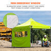 Ergodyne 10 Ft x 10 Ft Pop Up Tent Mesh Window Sidewall Hi-Viz Green, small image number 2