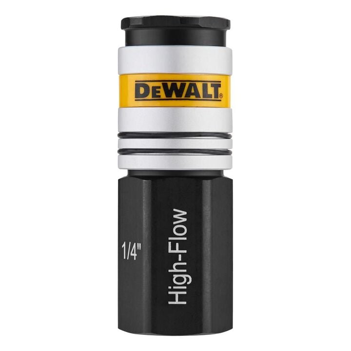 DEWALT 3/8 Inch FNPT High Flow Coupler - 1/4 Inch Body