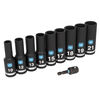 Spyder 1/2 Inch Drive Metric Deep Impact Socket Set with Adapter, 10 Pieces, small image number 1