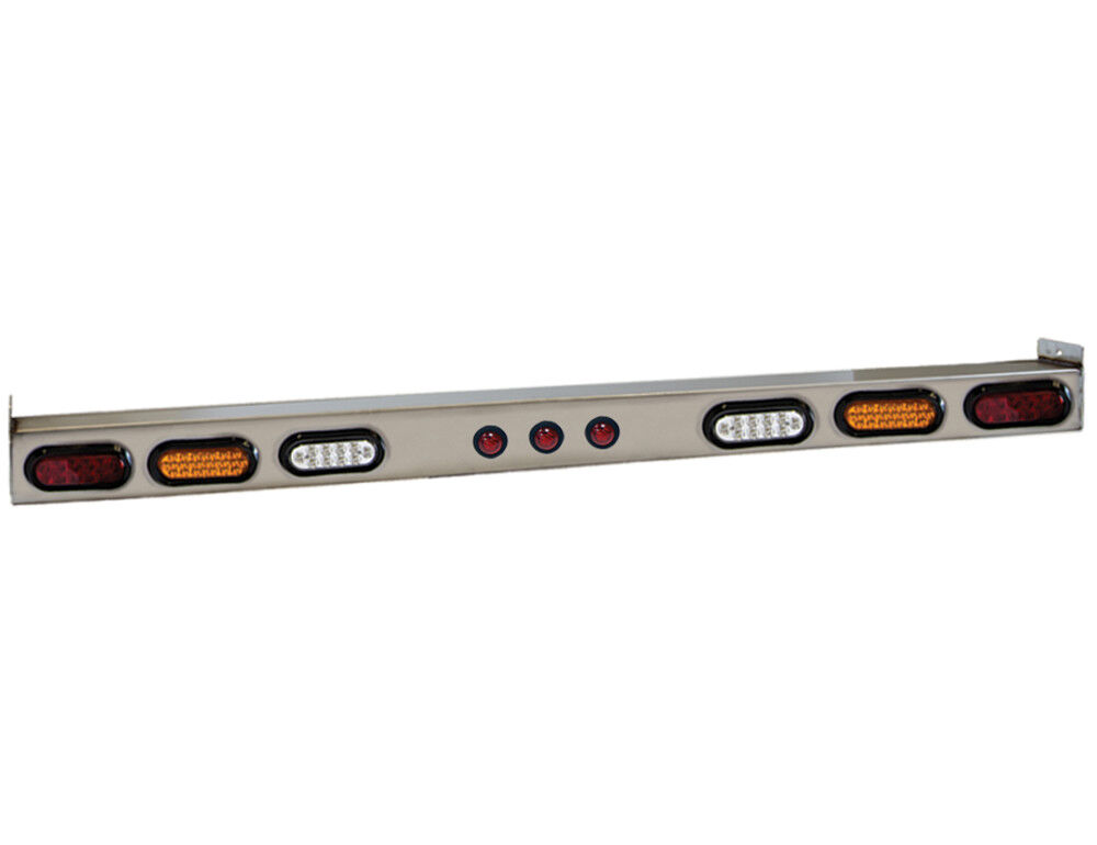 Buyers Products Company 77 Inch Oval LED Light Bar Kit with Reverse Lights – 8891177