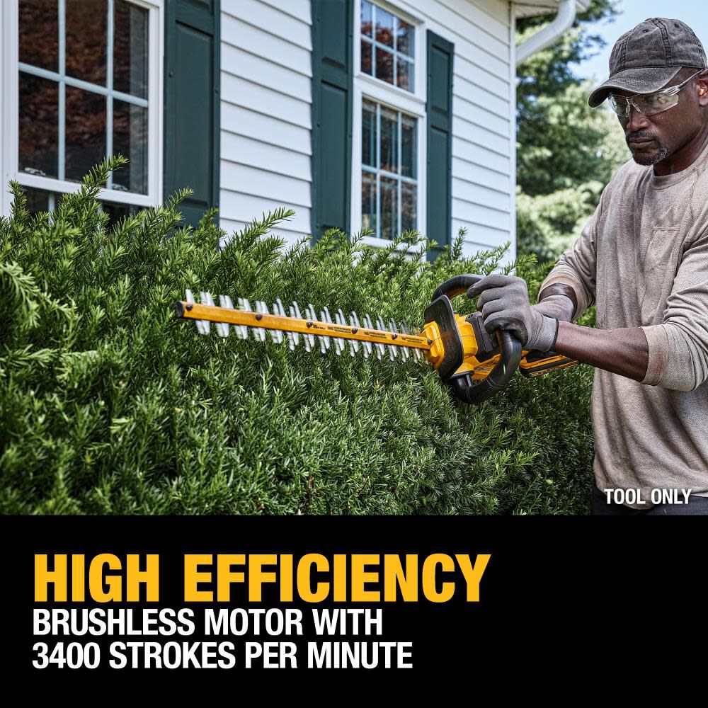 Dewalt pole hedge trimmer 60v outlet