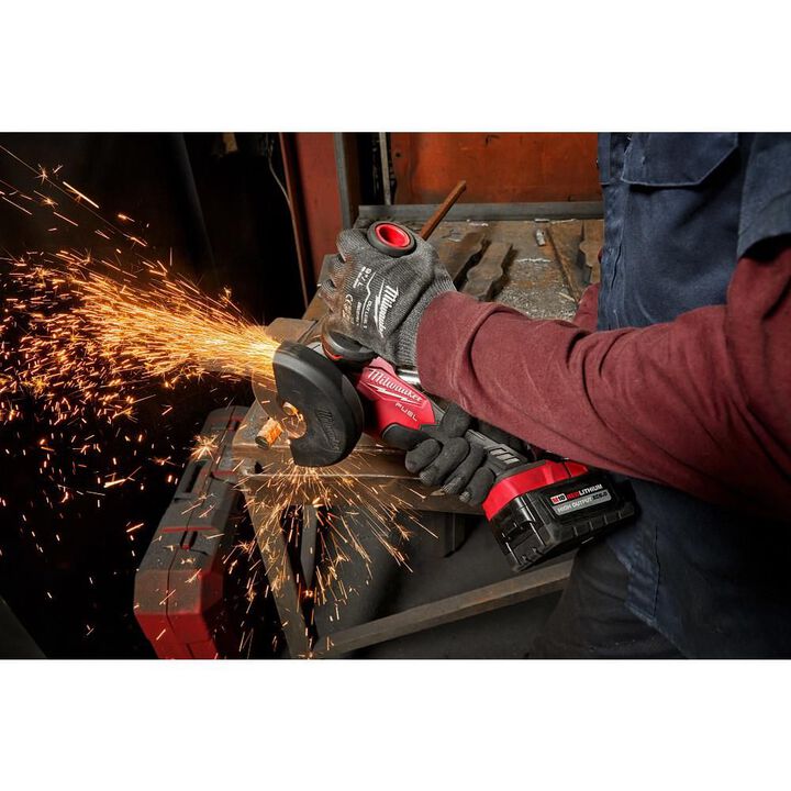 Milwaukee M18 FUEL 4-1/2inch / 5inch Grinder Slide Switch Lock-On (Bare Tool), large image number 9
