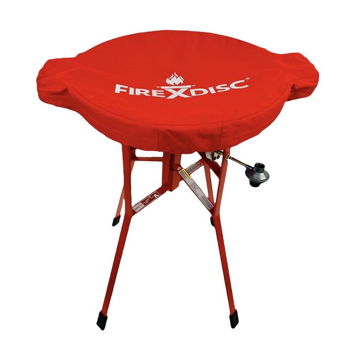 Firedisc 22 Inch Fireman Polyester Fabric Red Disc Sac Bowl Case/Cover