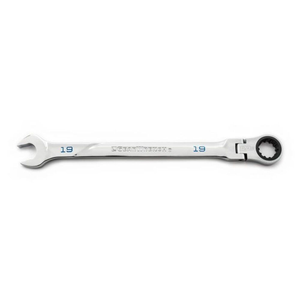 GEARWRENCH 120XP Flex Combination Ratcheting Wrench Universal Spline XL 19mm, large image number 1