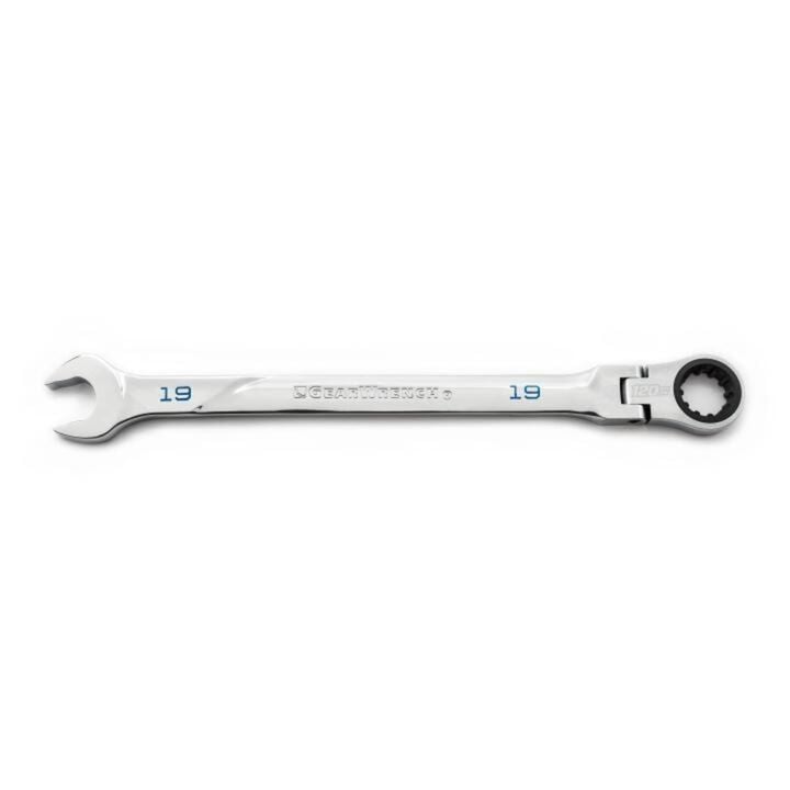 GEARWRENCH 120XP Flex Combination Ratcheting Wrench Universal Spline XL 19mm, large image number 0