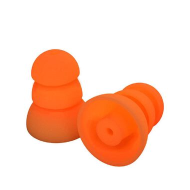 Plugfones Orange Silicone Replacement Earplugs PRP-SO10
