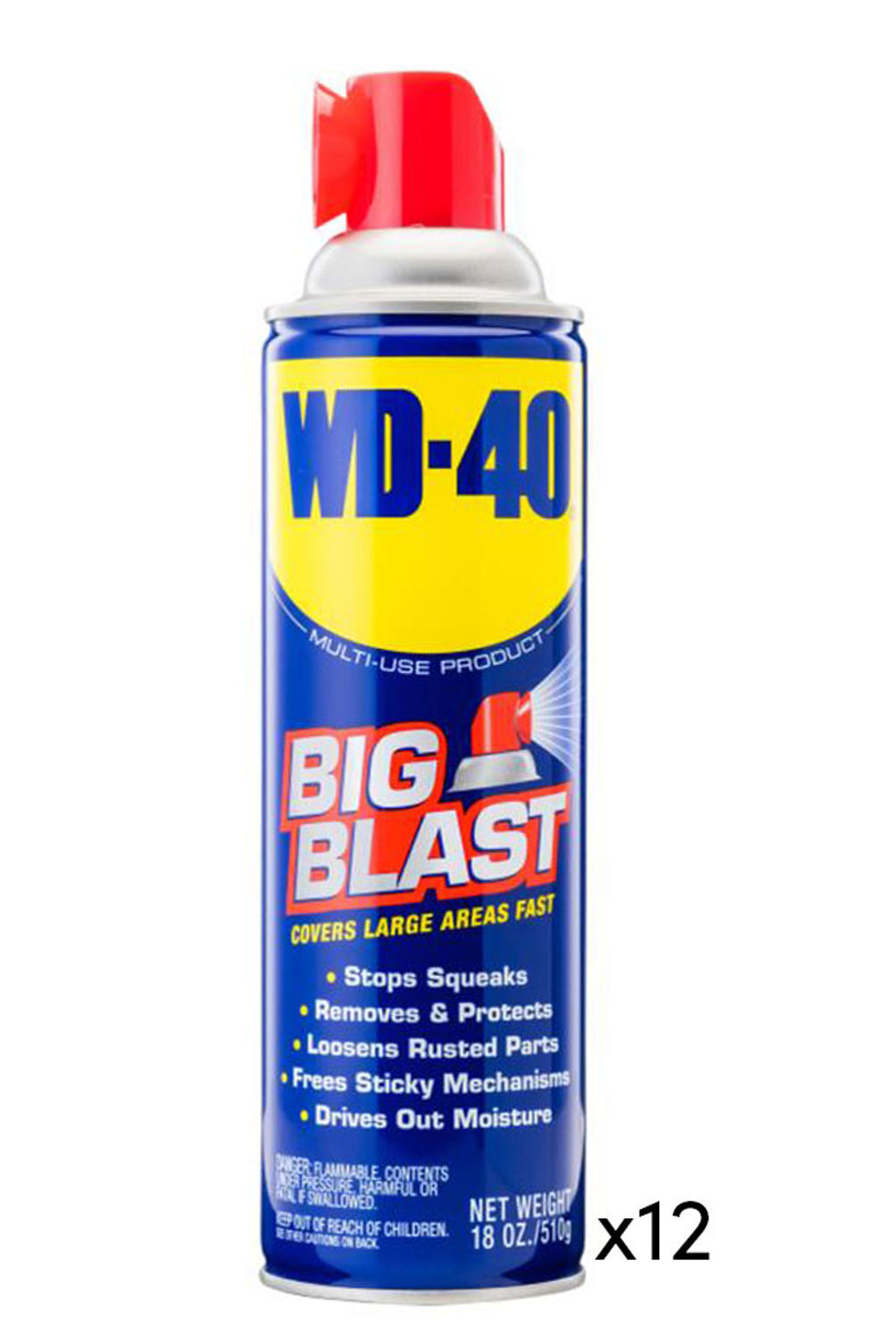 WD40 18oz Multi-Use Product with Big-Blast Spray 12pk, large image number 1