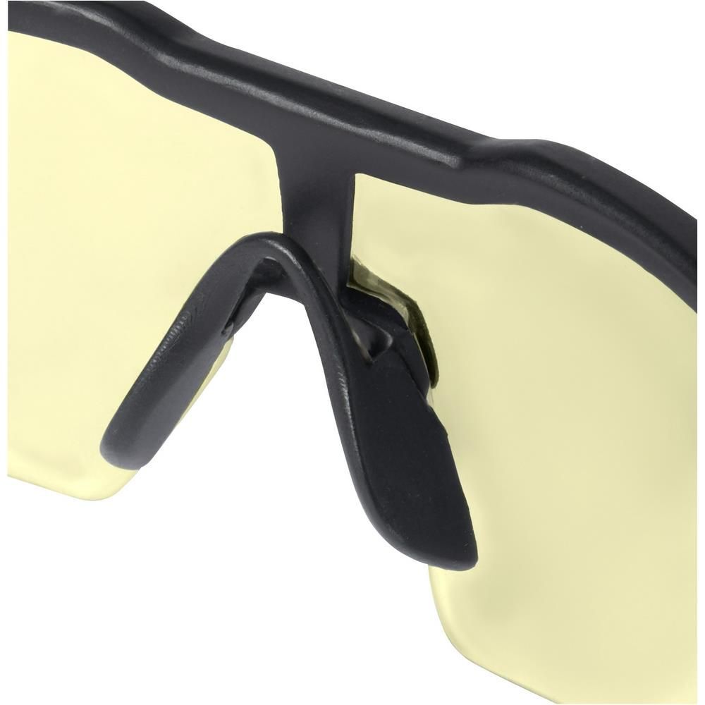 Milwaukee Safety Glasses - Yellow Fog-Free Lenses, large image number 5