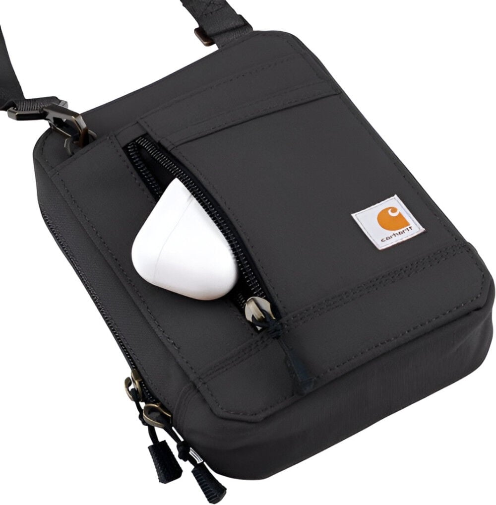 Carhartt Black 700D Nylon Duck Crossbody Wallet, large image number 2