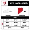 Milwaukee SAE Combination Wrench 11pc Set, small image number 3