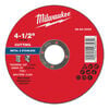 Milwaukee 4-1/2 Inch x .045 Inch x 7/8 Inch Metal Cut Off Wheel Type 1, small image number 1