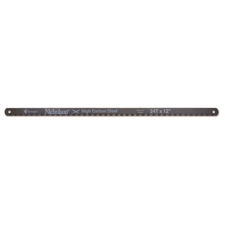 Crescent Nicholson 10in 18 TPI Solid Flexible Carbon Steel Hacksaw Blades