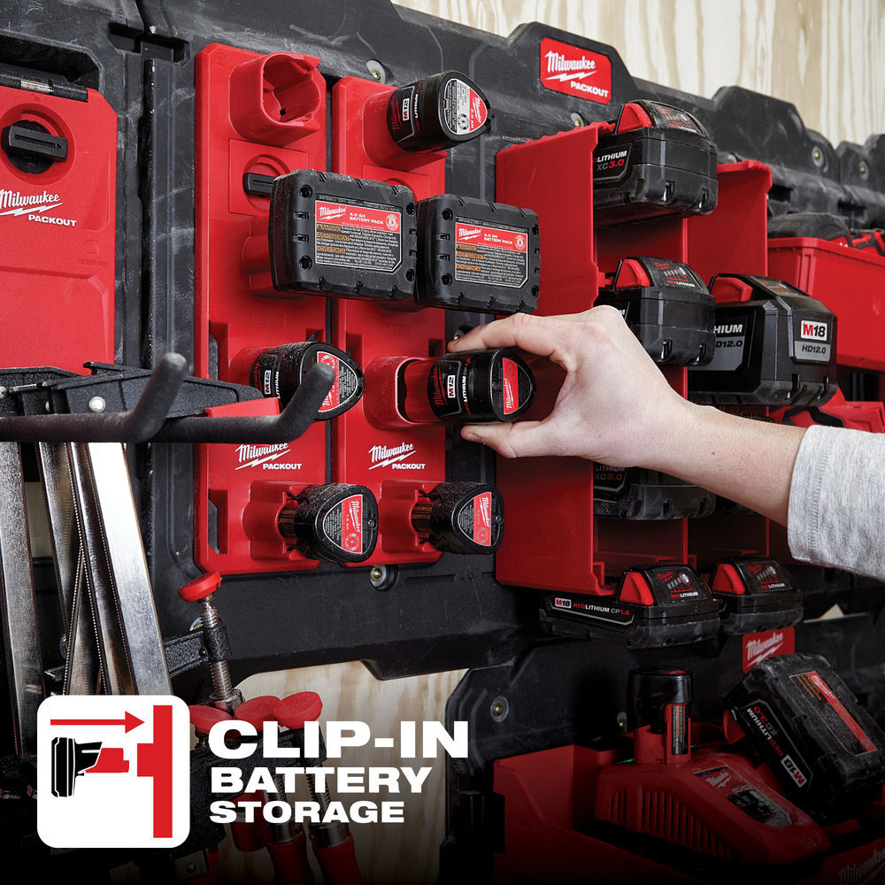 Milwaukee PACKOUT M12 Battery Rack, large image number 9