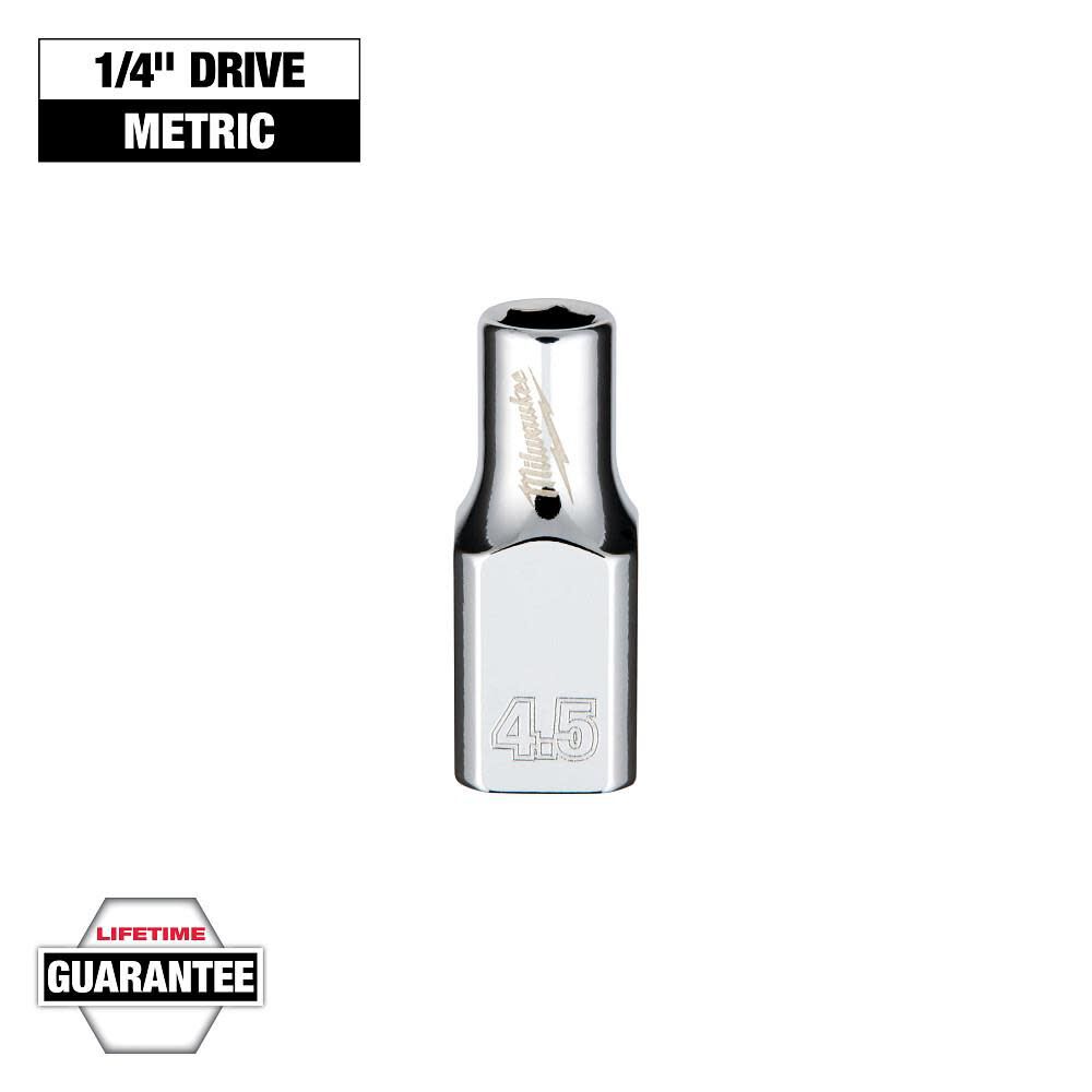 Milwaukee 1/4in Drive 4.5mm Socket, large image number 9