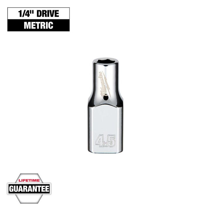 Milwaukee 1/4in Drive 4.5mm Socket, large image number 8