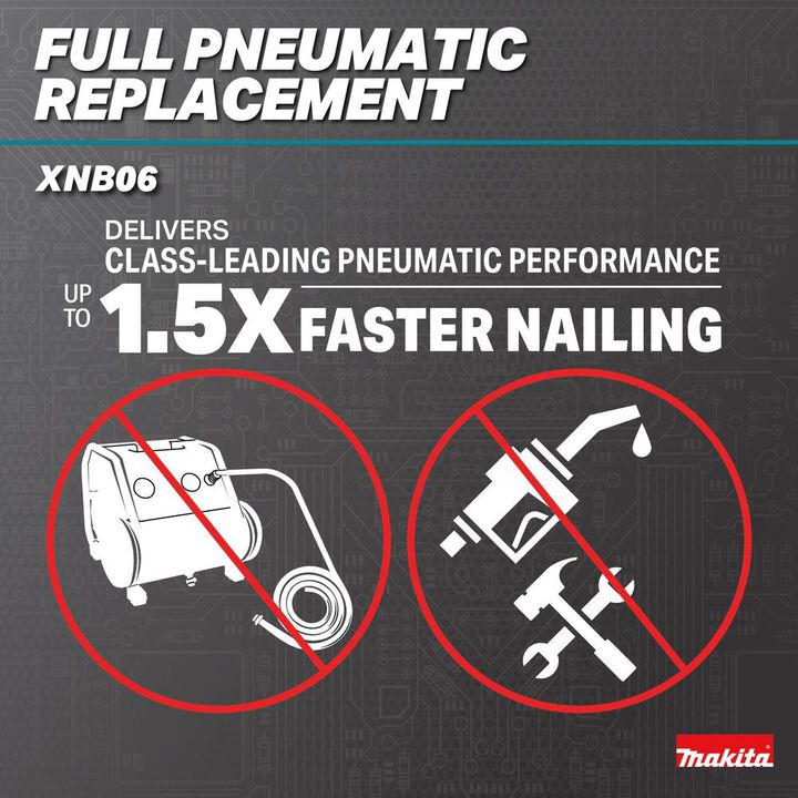 Makita 18V LXT Lithium-Ion Brushless Cordless 2-1/2 Inch Angled Finish Nailer 16 Gauge (Bare Tool), large image number 6