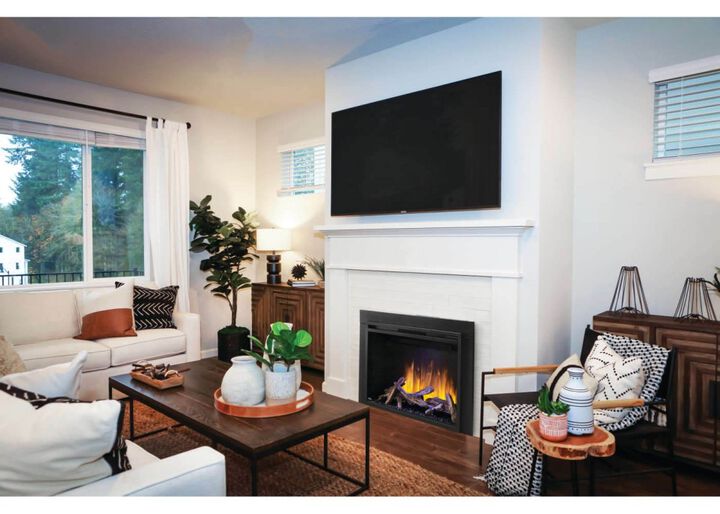 Napoleon Element Electric 42 Inch Single-Sided Built-In Fireplace Black, large image number 8