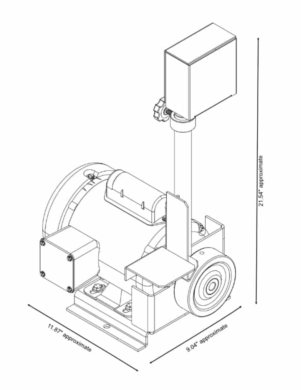 Kalamazoo 1in X 42in Belt Sander Industrial, large image number 5
