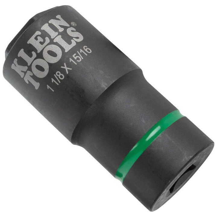 Klein Tools 2-in-1 Socket 1 1/8in X 15/16in 6 Pt, large image number 12