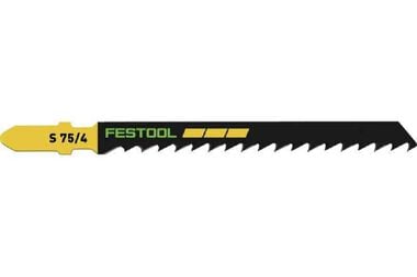 Festool Clean-Cut Jigsaw Blades S75/4 3 Inch 6 TPI - Pack of 5