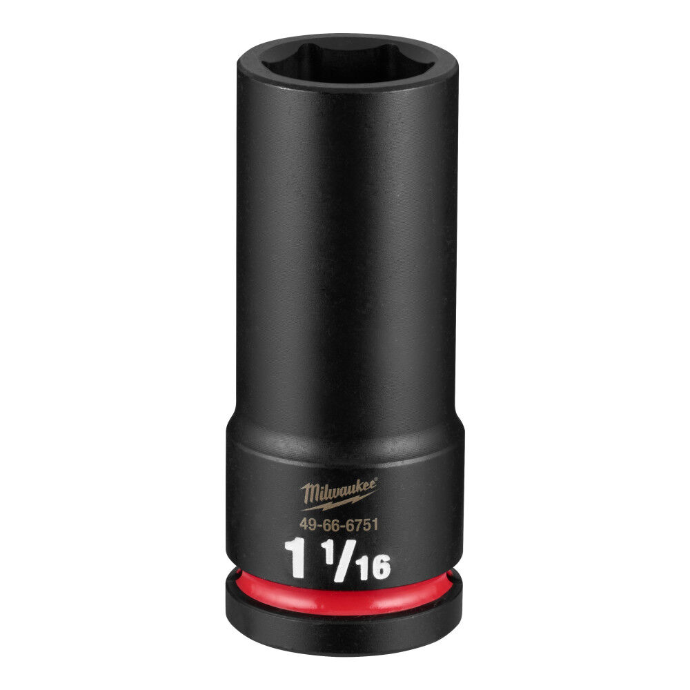 Milwaukee SHOCKWAVE Impact Duty 3/4 Inch Drive 1-1/16 Inch X-Deep 6 Point Socket - 49-66-6751