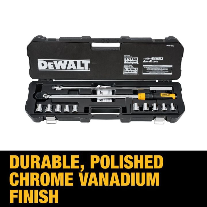 DEWALT Torque Wrench Tool Set and Tire Change Kit 12 Pieces, large image number 1
