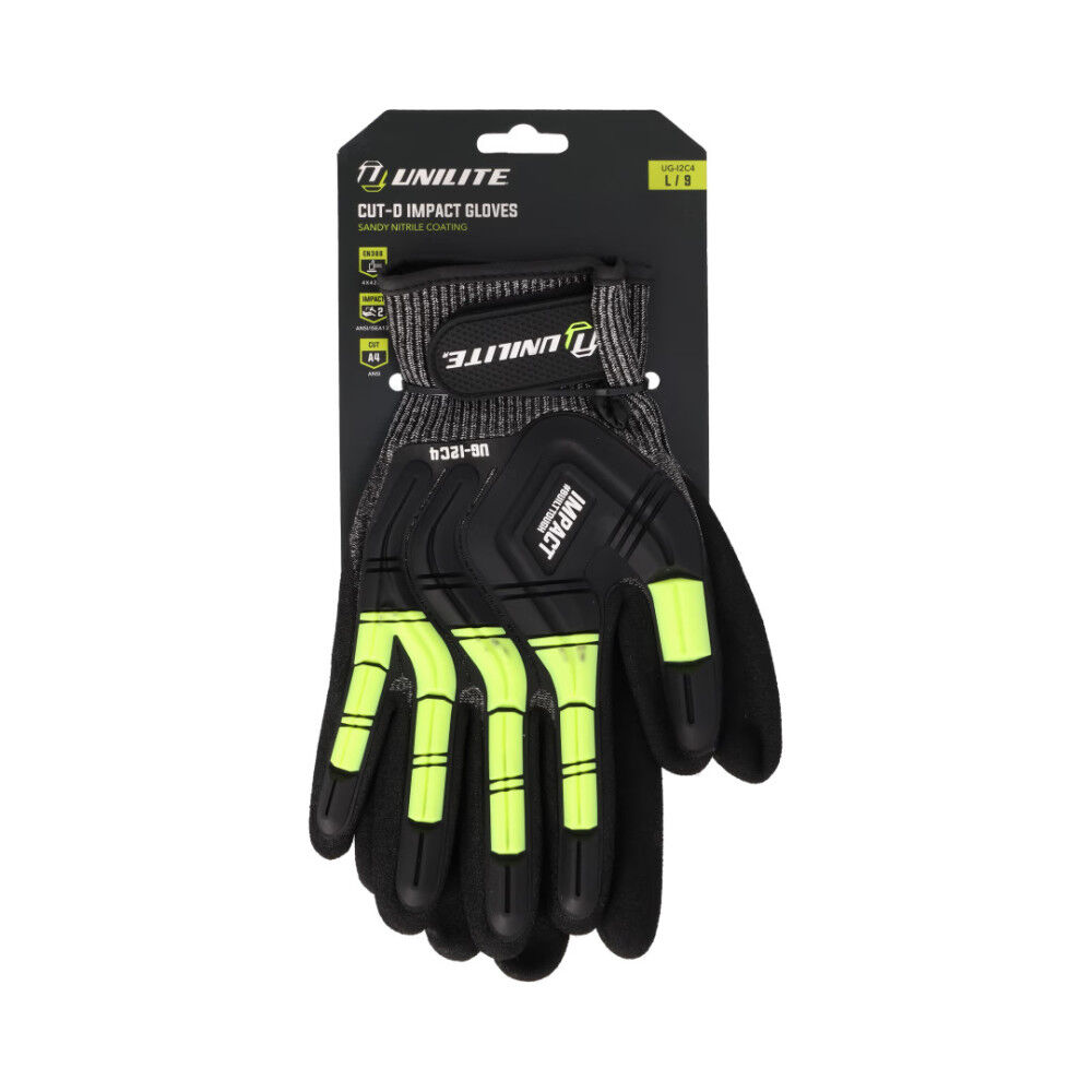 Malco Products A4 Impact Resistant HPPE Nitrile Gloves, large image number 5