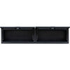 Buyers Products Company 18x16x90 Inch Matte Black Diamond Tread Aluminum Topsider Truck Box with Flip-Up Doors, small image number 3