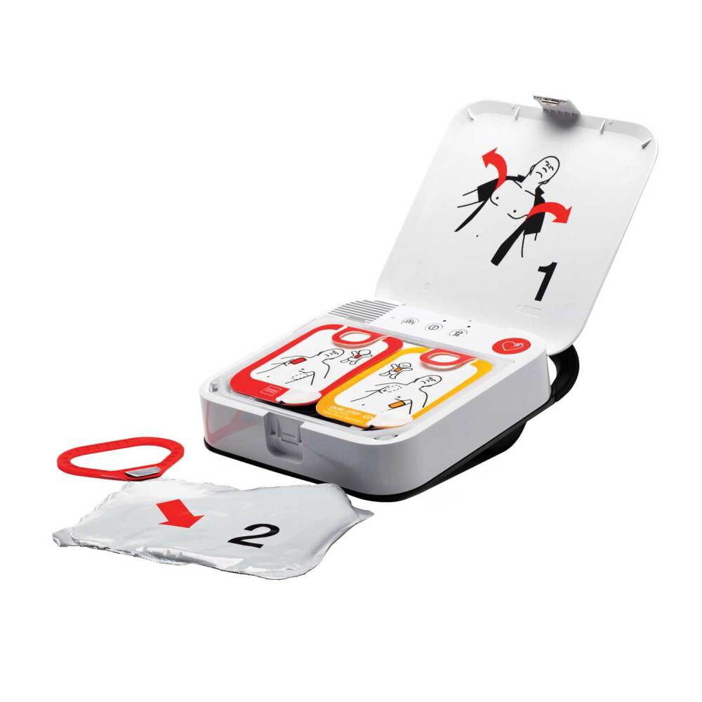 Aero Healthcare LIFEPAK CR2 Cellular Defibrillator, Fully Automatic, English-Spanish with Carrying Case, large image number 2