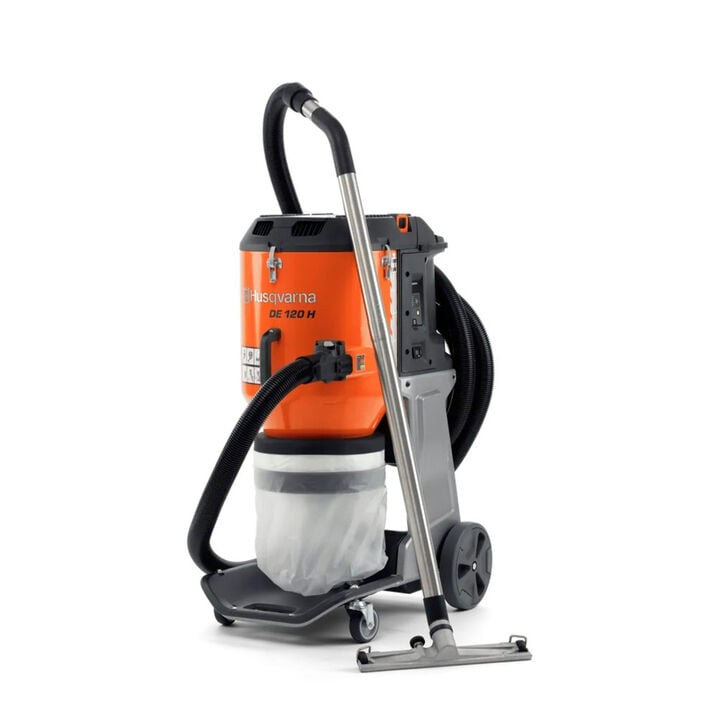 Husqvarna Construction DE 120 SH 3HP 120V 241 CFM Electric HEPA Dust Extractor Reconditioned