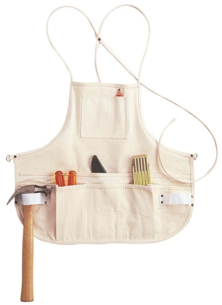 CLC 12 Pocket Canvas Bib Apron