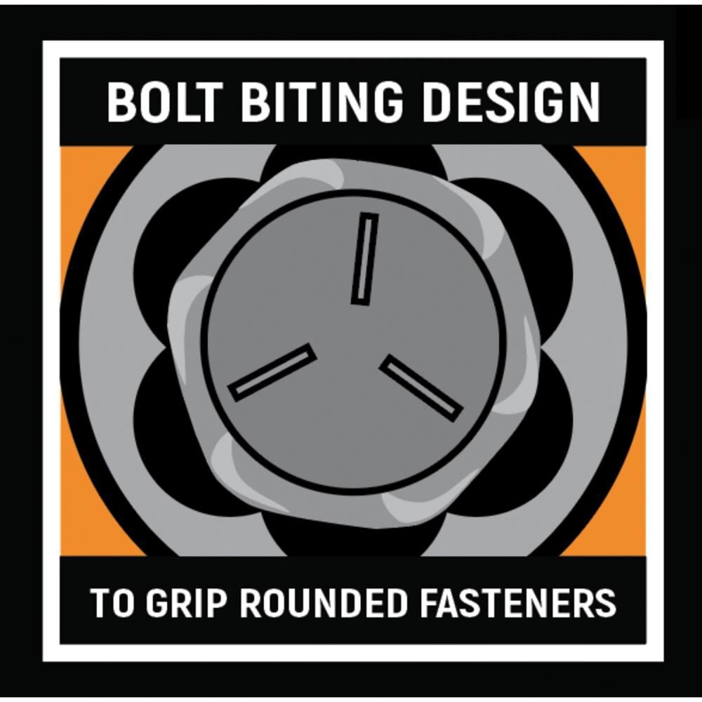 GEARWRENCH 8 piece 1/4 In. and 3/8 In. Drive Bolt Biter Impact Extraction Socket Set, large image number 4