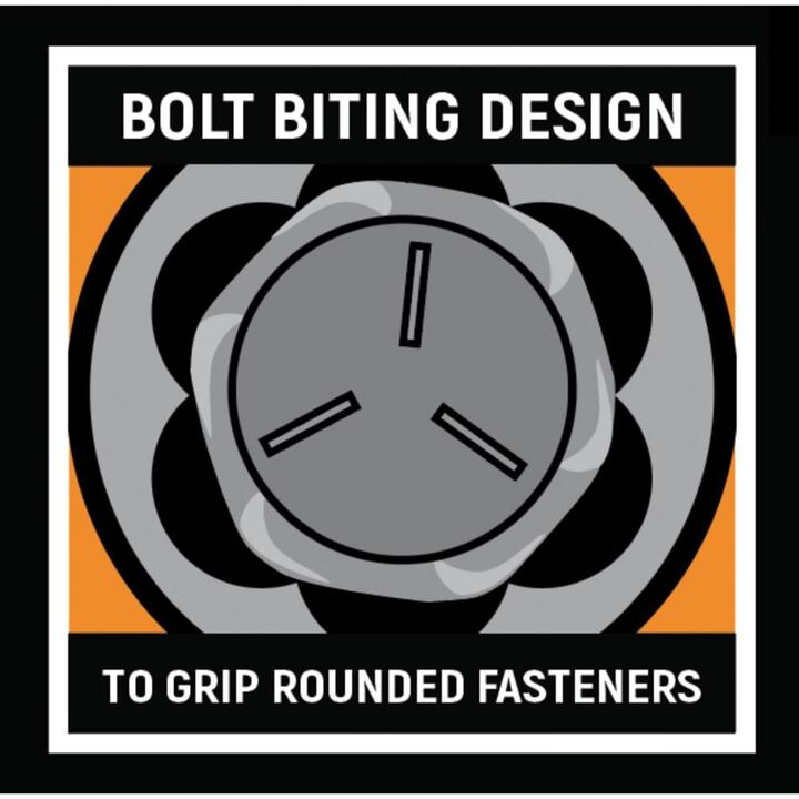 GEARWRENCH 8 piece 1/4 In. and 3/8 In. Drive Bolt Biter Impact Extraction Socket Set, large image number 3