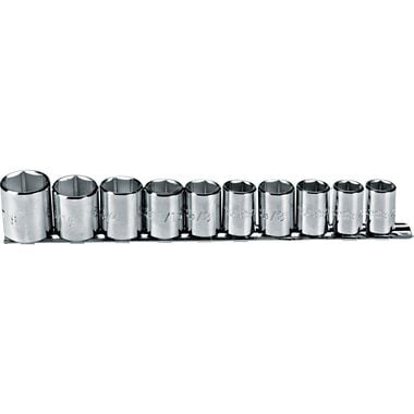 Proto 3/8in Drive 6pt Socket Set 10pc