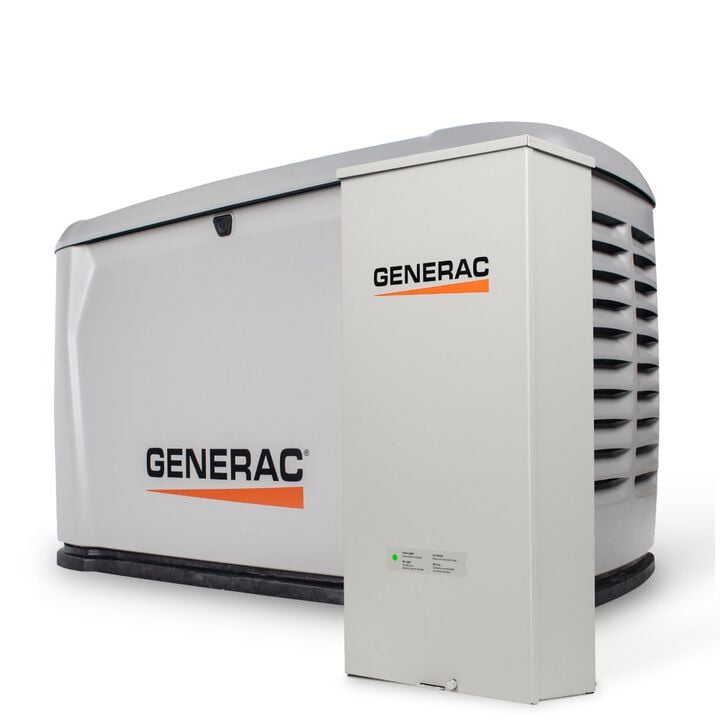 Generac Next Generation 24000 Watt 24kW Dual Fuel 50 State Air Cooled Home Standby Generator with 200-Amp Transfer Switch