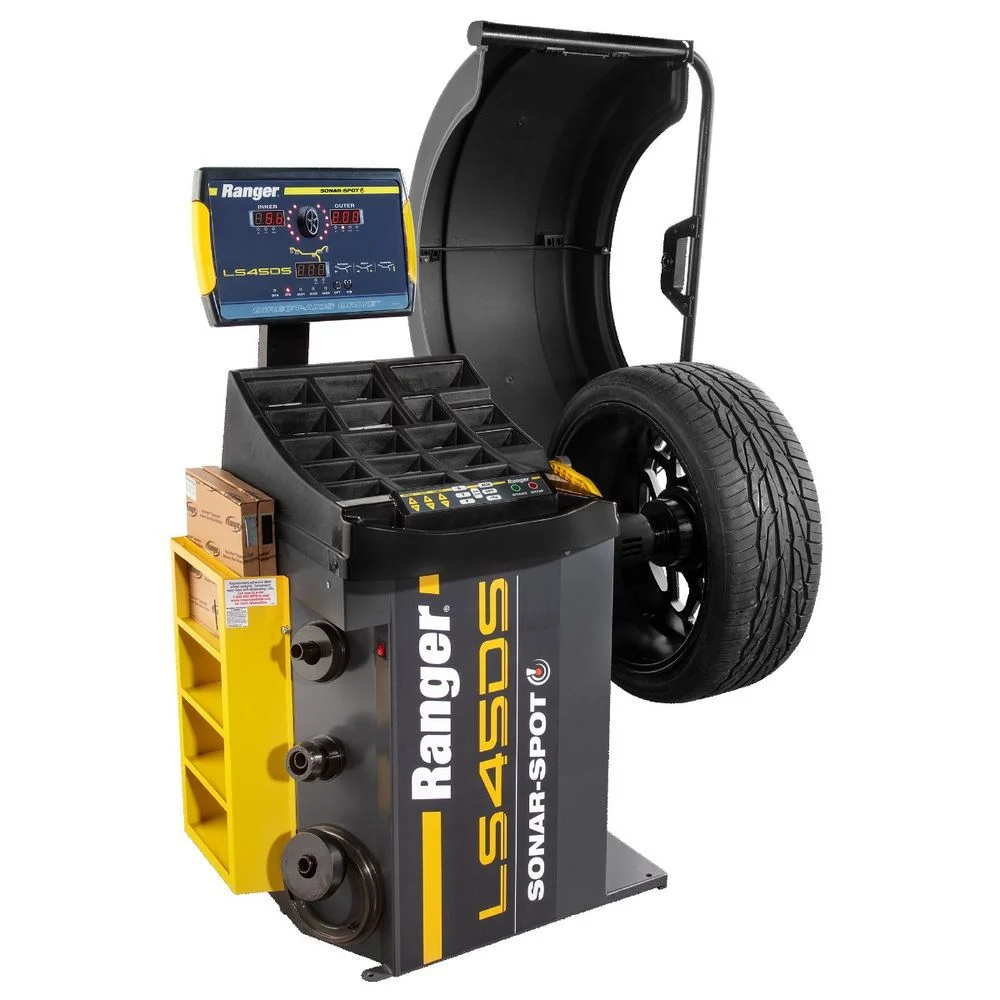 Ranger LS45DS 208-240V Sonar 3D Laser-Spot Wheel Balancer with Plate, large image number 1