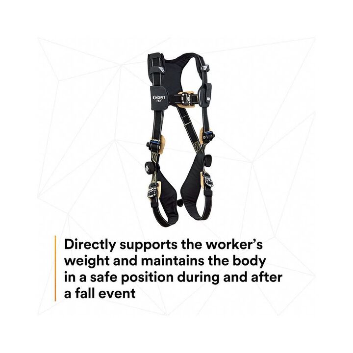 DBI Sala ExoFit NEX Large Black Comfort Arc Flash Vest Safety Harness, large image number 7