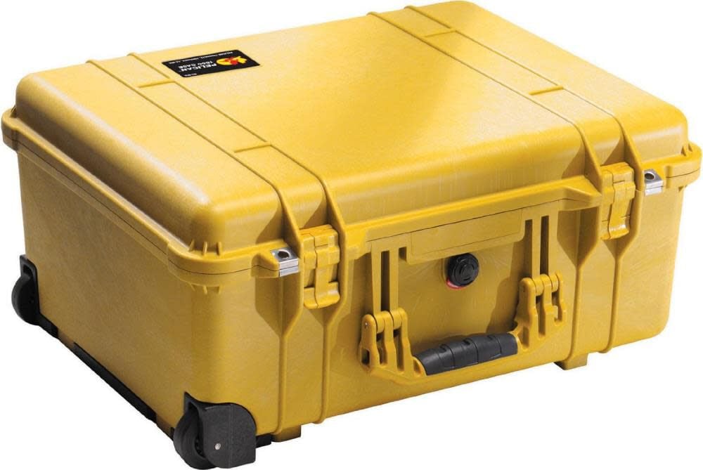 Pelican 1560 Yellow Hard Case 20.37In x 15.43In x 9.00In ID – 1560-000-240