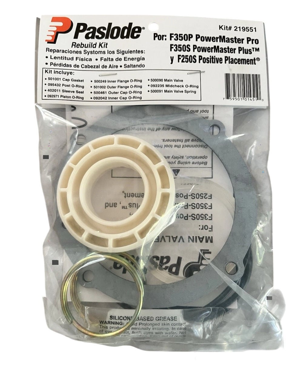 Paslode Tool Repair Kit for F250S-PP Positive Placement Connector Nailer, large image number 1