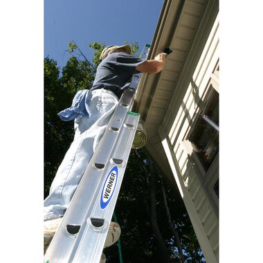 Werner Type II Compact Aluminum Extension Ladder, large image number 7