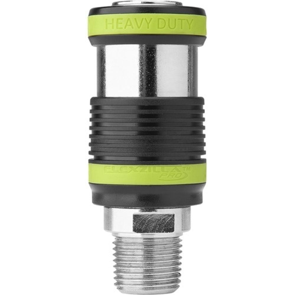 Flexzilla Pro Heavy Duty Safety Coupler 1/2in MNPT 1/2in Body, large image number 1