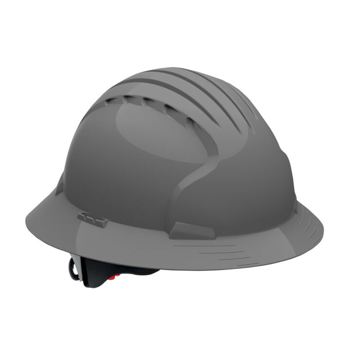 Protective Industrial Products Evolution Deluxe 6161 Hard Hat Gray Full Brim