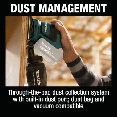 Makita 18V LXT Cordless 1/4 Sheet Finishing Sander (Bare Tool), large image number 14