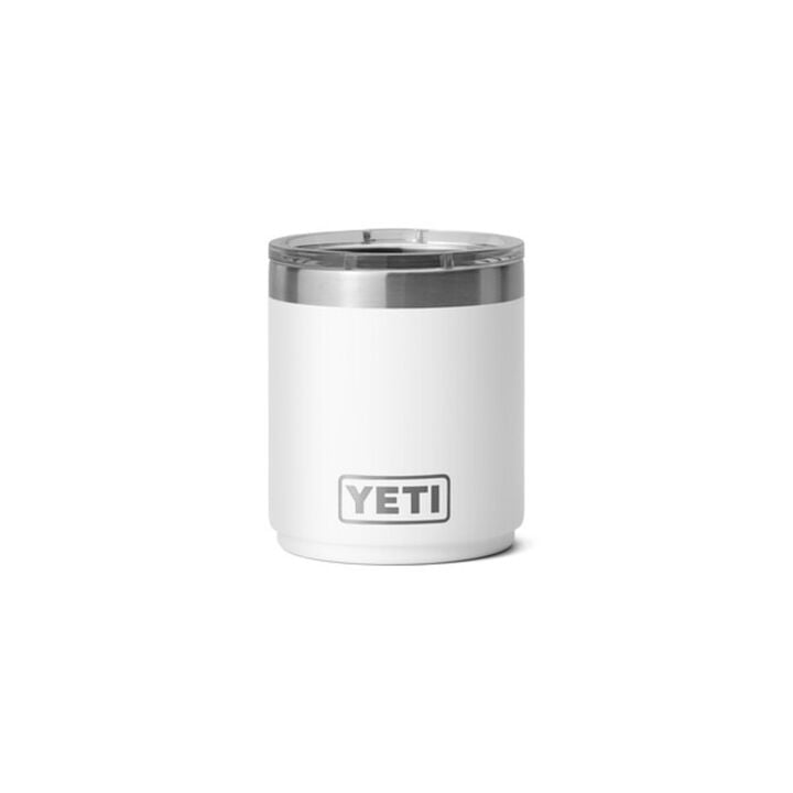 YETI 10oz Rambler Stackable Lowball with Magslider Lid White