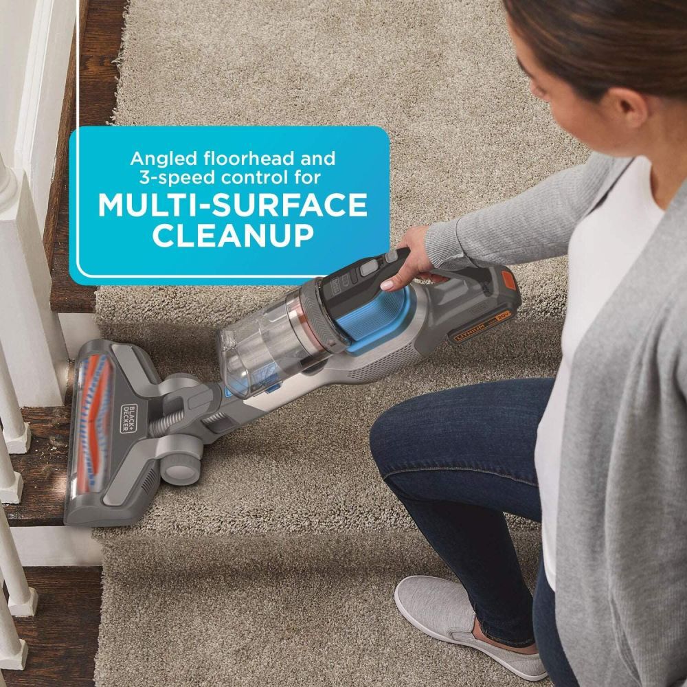 Black and Decker POWERSERIES Extreme Cordless Stick Vacuum Cleaner, large image number 6